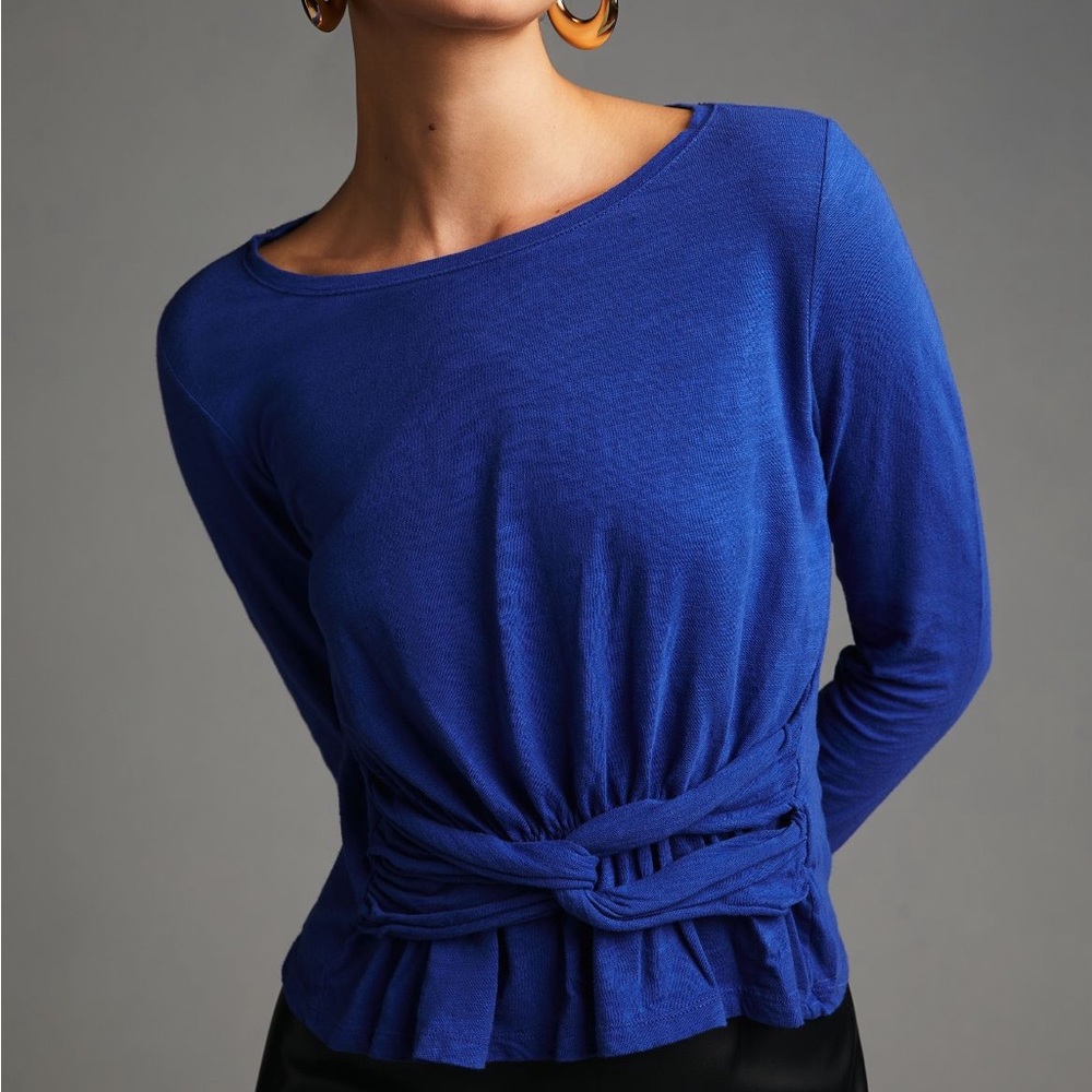 NWT Anthropologie Pilcro Twist Front Tee